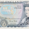 5 фунтов 1971-1991 годов. Великобритания. р378f