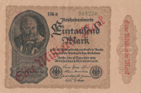 1 миллиард марок сентября 1923 года. Германия. р113b(2)