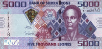 5000 леоне 27.04.2010 года. Сьерра-Леоне. р32