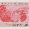 1 песо 1983-1984 годов. Аргентина. р311а(2)