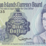 1 доллар 1974 года. Каймановы острова. р5е