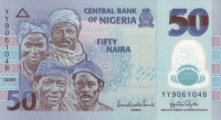 50 наира 2009 года. Нигерия. р40a(2)