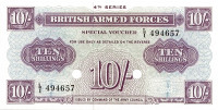 Банкнота 10 шиллингов 1962 года. Великобритания. рМ35b