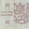 10 марок 1963 года. Финляндия. р104а(23)