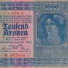 1000 крон 02.01.1922 года. Австрия. р78(1)