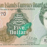 5 долларов 1996 года. Каймановы острова. р17