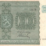 100 марок 1945 года. Финляндия. р88(7)
