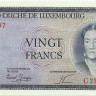 20 франков 1955 года. Люксембург. р49