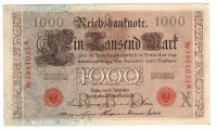 1000 марок 21.04.1910 года. Германия. р44b