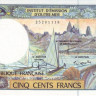 500 франков 1990-2012 годов. Тихоокеанские территории. р1е