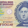 1 доллар 1974(1992) года. Багамские острова. р50
