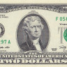 2 доллара 2009 года. США. р530А(F)