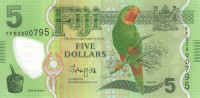 5 долларов 2022 года. Фиджи. p115a(2)