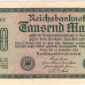 1000 марок 1922 года. Германия. p76a(1)