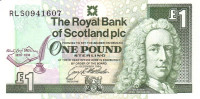 1 фунт 03.12.1994 года. Шотландия. р358