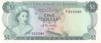1 доллар 1974 года. Багамские острова. р35а(2)