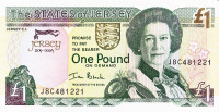Банкнота 1 фунт 2004 года. Джерси. р31