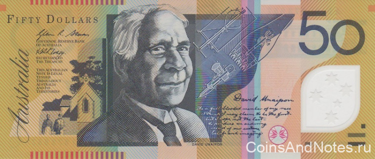 50 долларов 2011 года. Австралия. р60i
