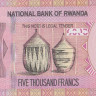 5000 франков 01.12.2014 года. Руанда. р41