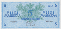 5 марок 1963 года. Финляндия. р103а(59)