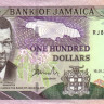 100 долларов 15.01.2002 года. Ямайка. р80b