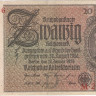 20 рейхсмарок 22.01.1929 года. Германия. р181а(1-1)