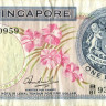 1 доллар 1967-1972 годов. Сингапур. р1с