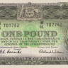 1 фунт 1953-1960 годов. Австралия. р30а