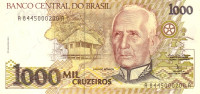 1000 крузейро 1990-1991 годов. Бразилия. р231b