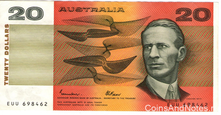 20 долларов 1974-1994 годов. Австралия. р46е(2)