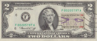 Банкнота 2 доллара 1976 года. США. р461