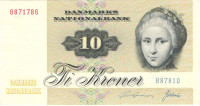 10 крон 1978 года. Дания. р48h