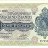 1 фунт 1974 года. Фолклендские острова. р8b