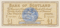 1 фунт 1967 года. Шотландия. р105b