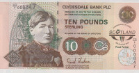 Банкнота 10 фунтов 2006 года. Шотландия. р229Е