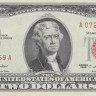 2 доллара 1963 года. США. р382а
