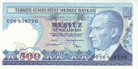 500 лир 1983 года. Турция. р195(3)