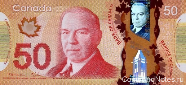50 долларов 2012. Канада. р109а