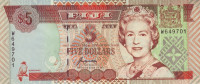5 долларов 1998 года. Фиджи. р101а