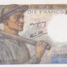 10 франков 26.04.1945 года. Франция. р99е