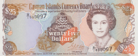 25 долларов 1996 года. Каймановы острова. р19