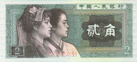Банкнота 2 цзяо 1980 года. Китай. р882