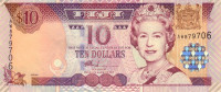 10 долларов 2002 года. Фиджи. р106