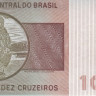 10 крузейро 1970-1980 годов. Бразилия. р193с