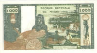 1000 угия 1973 года. Мавритания. р3