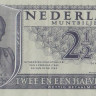 2 1/2 гульдена 1949 года. Нидерланды. р73