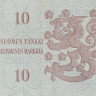 10 марок 1963 года. Финляндия. р104а(91)
