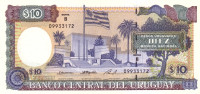 10 песо 1995 года. Уругвай. р73Вb