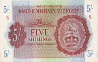 5 шиллингов 1943 года. Великобритания. рМ4