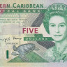 5 долларов 2003 года. Карибские острова. р42а